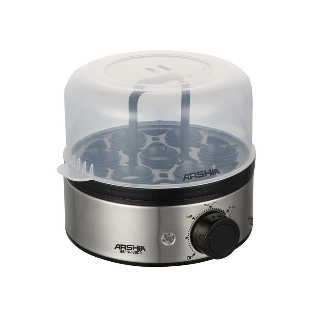 ماكينة تحضير البيض بالبخار ستانلس ستيل مع سله من أرشيا - 400 واط