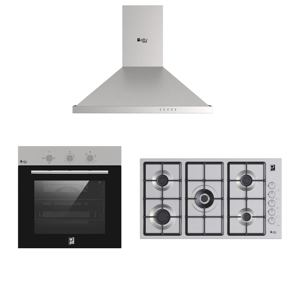 عرض الثلاثي القوي من بيورتي : شفاط + بوتجاز + فرن