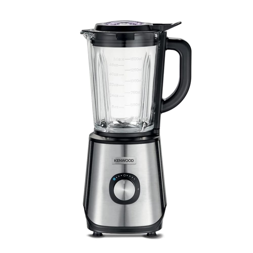 خلاط زجاج من كينوود 2 لتر مع مطحنة وقطّاعة ووظيفة تكسير الثلج