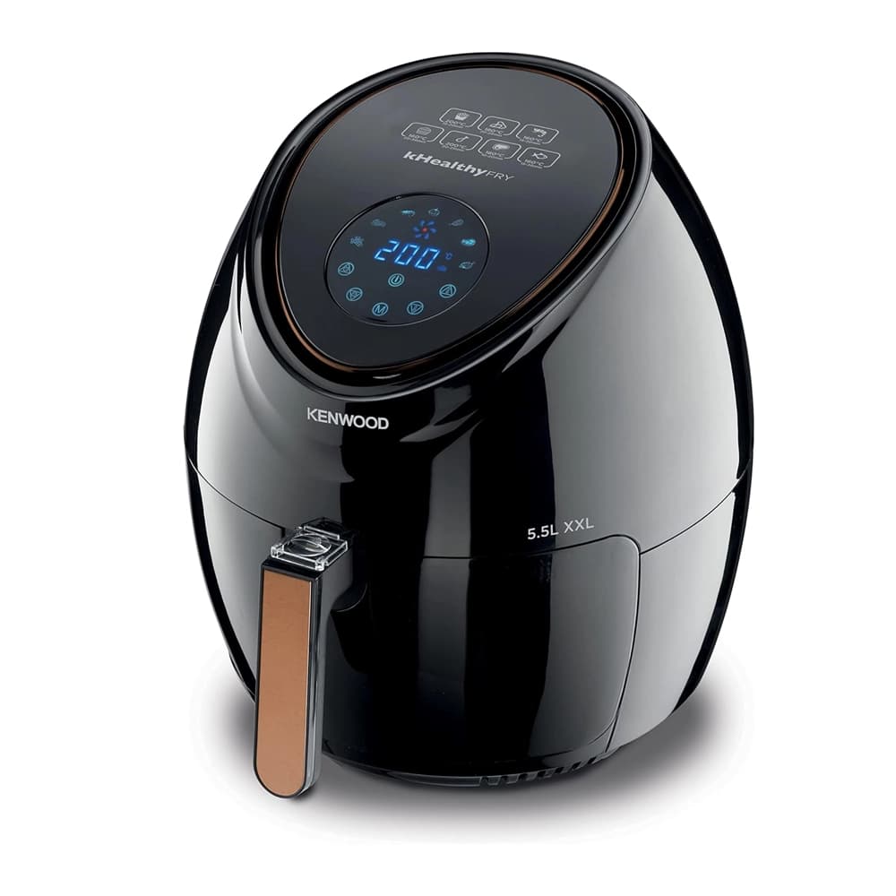 قلايه هوائيه من كينوود - 5.5 لتر - أسود