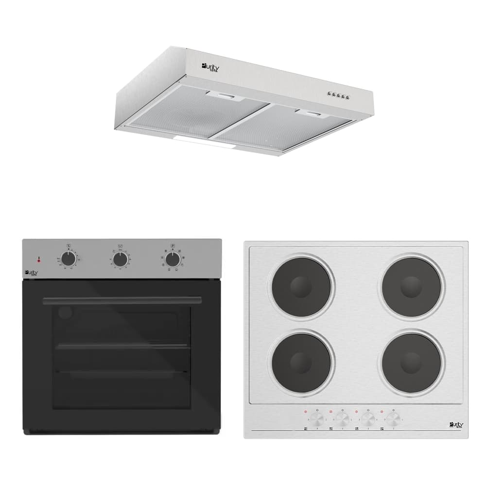 عرض الثلاثي القوي من بيورتي : شفاط + بوتجاز + فرن