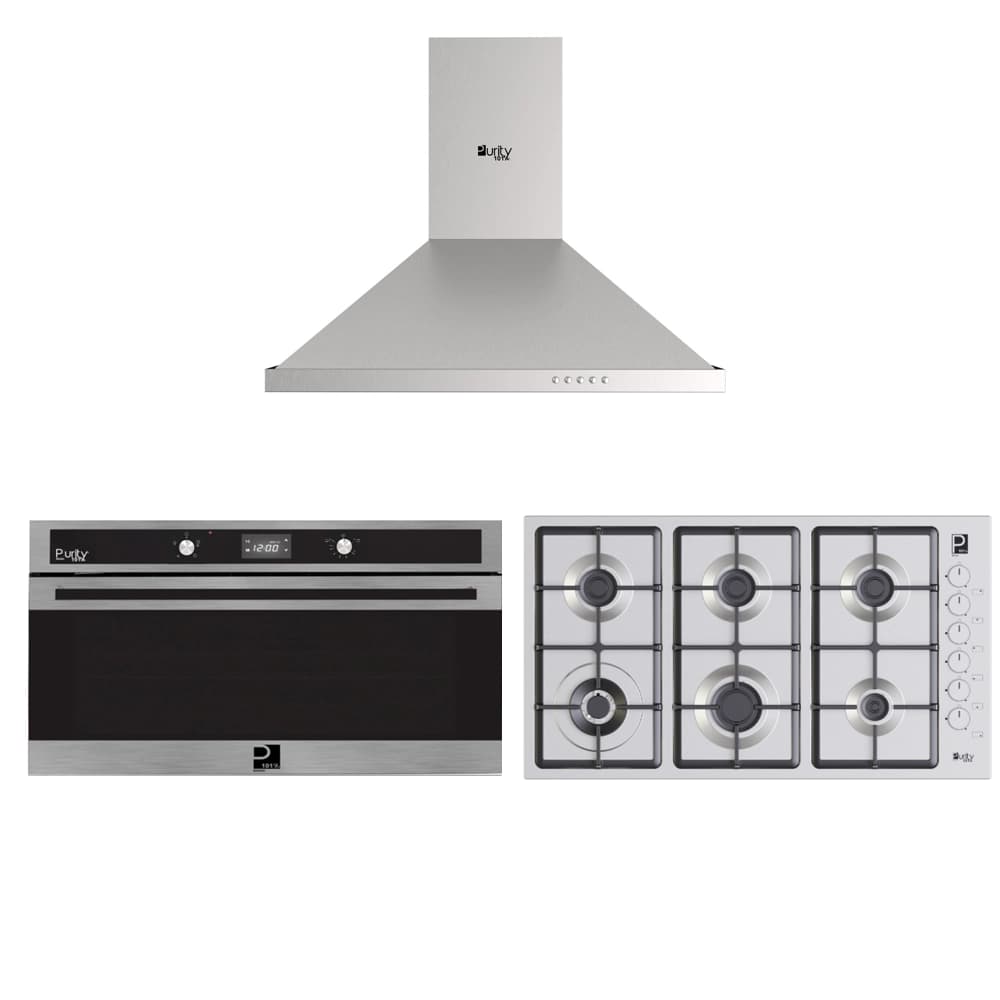 عرض الثلاثي القوي من بيورتي : شفاط + بوتاجاز + فرن