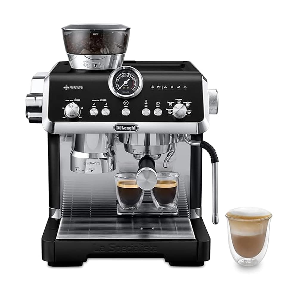 ماكينة إسبريسو ديلونجي لا سبيشاليستا أوبرا نصف أوتوماتيك – 19 بار - 2 لتر - 1550 واط - أسود
