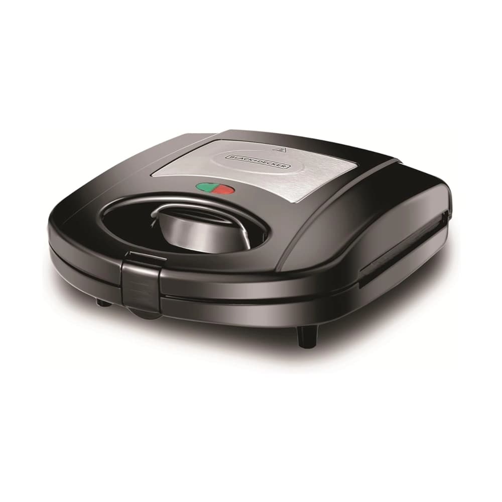 صانعة ساندويتش ووافل وشواية بلاك آند ديكر 3×1 – 780 واط – أسود | TS2130-B5