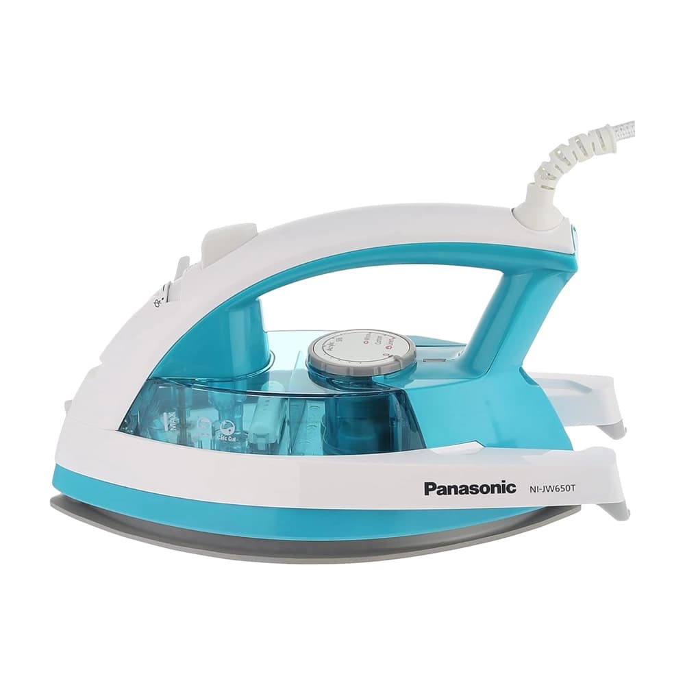مكواة بخار باناسونيك – 1850 واط – قاعدة ستانلس ستيل – أبيض | NI-JW650T
