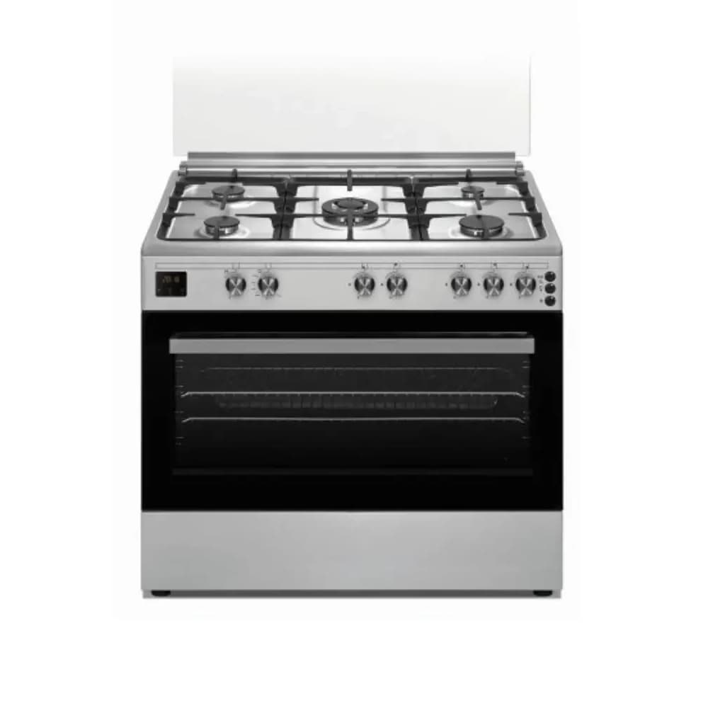 بوتاجاز سيمفر فري ستاند 90×60 سم – 5 شعلات غاز بإشعال ذاتي وأمان كامل