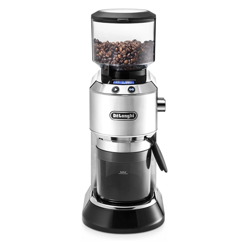 مطحنة قهوة ديلونجي ديديكا KG521.M – 18 درجة طحن – شاشة LCD – سعة 350 جم