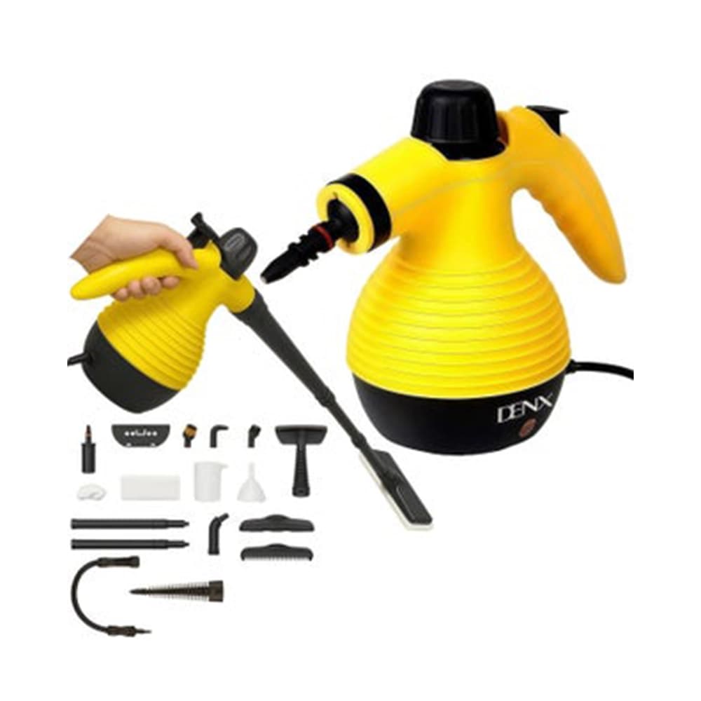 جهاز تنظيف بالبخار محمول من دينكس – 1200 واط – 14 في 1 – أصفر