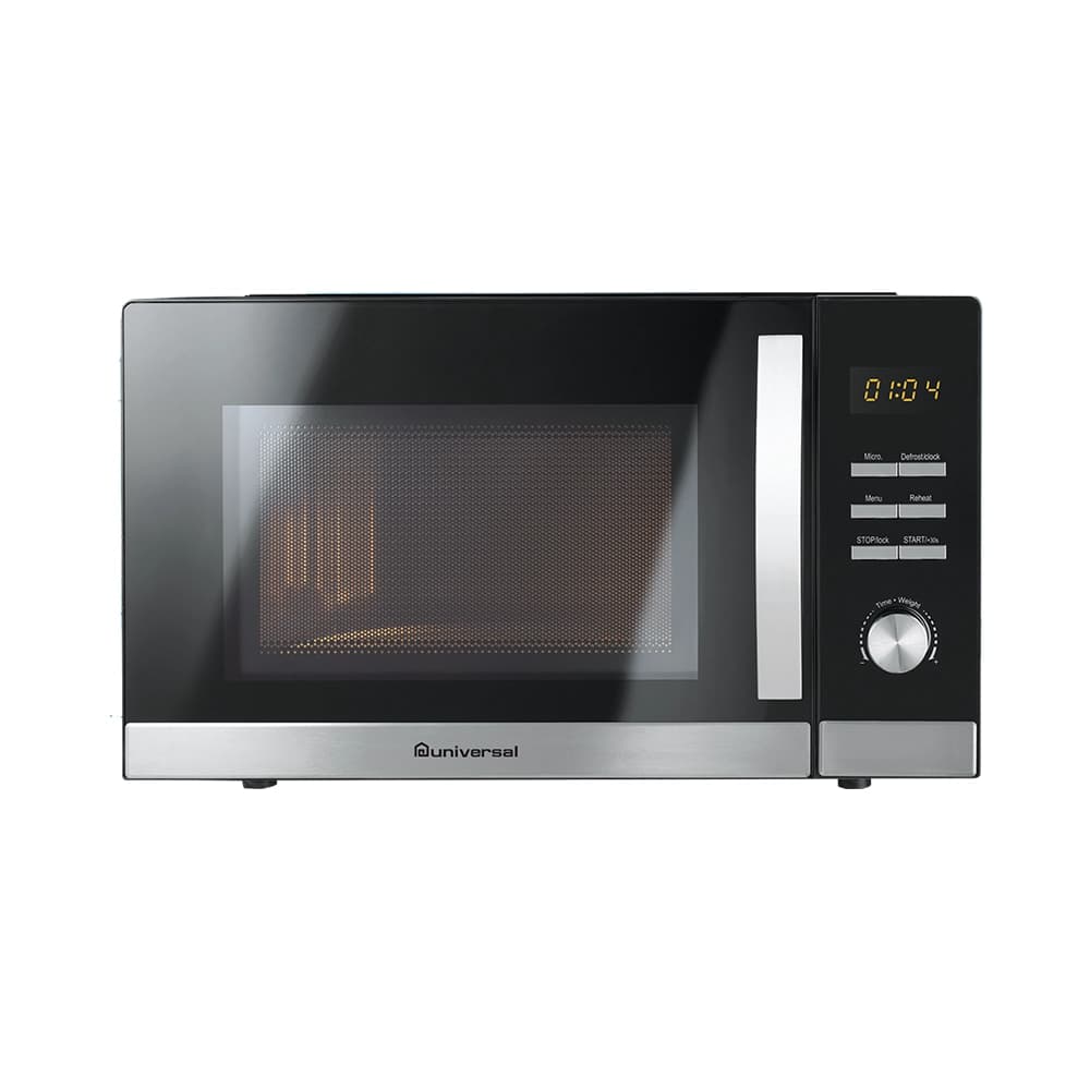 ميكروويف يونيفرسال ديجيتال 28 لتر – 1300 واط | تحكم يدوي + برامج طهي