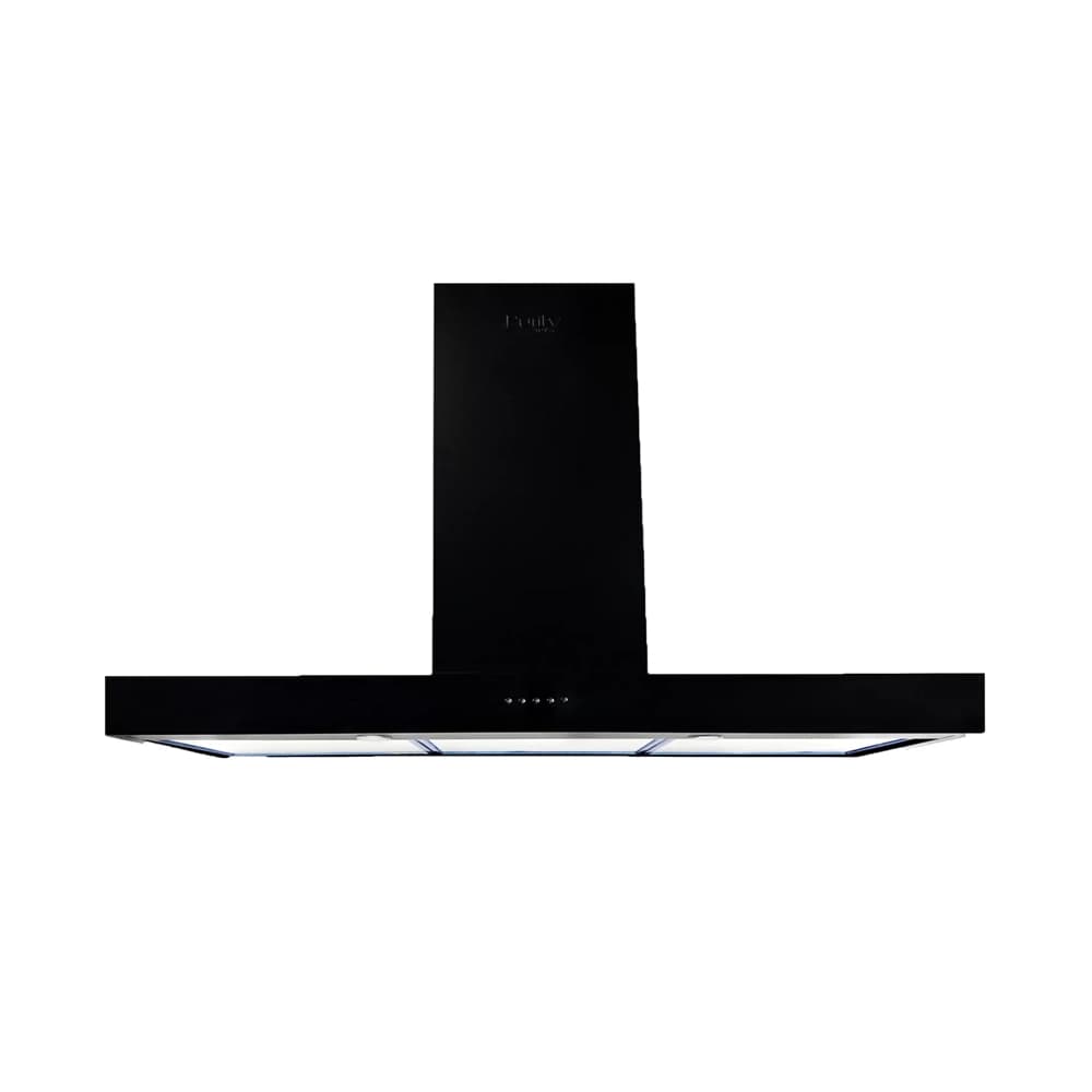 شفاط مطبخ 90 سم من بيورتي – قوة شفط 850 م³/ساعة مع فلاتر ألمنيوم وكربون